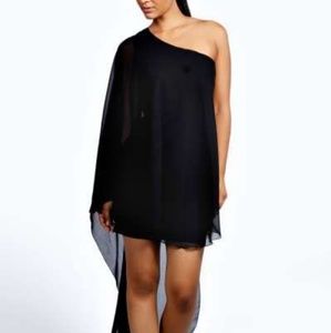 New! Boohoo India Chiffon dress